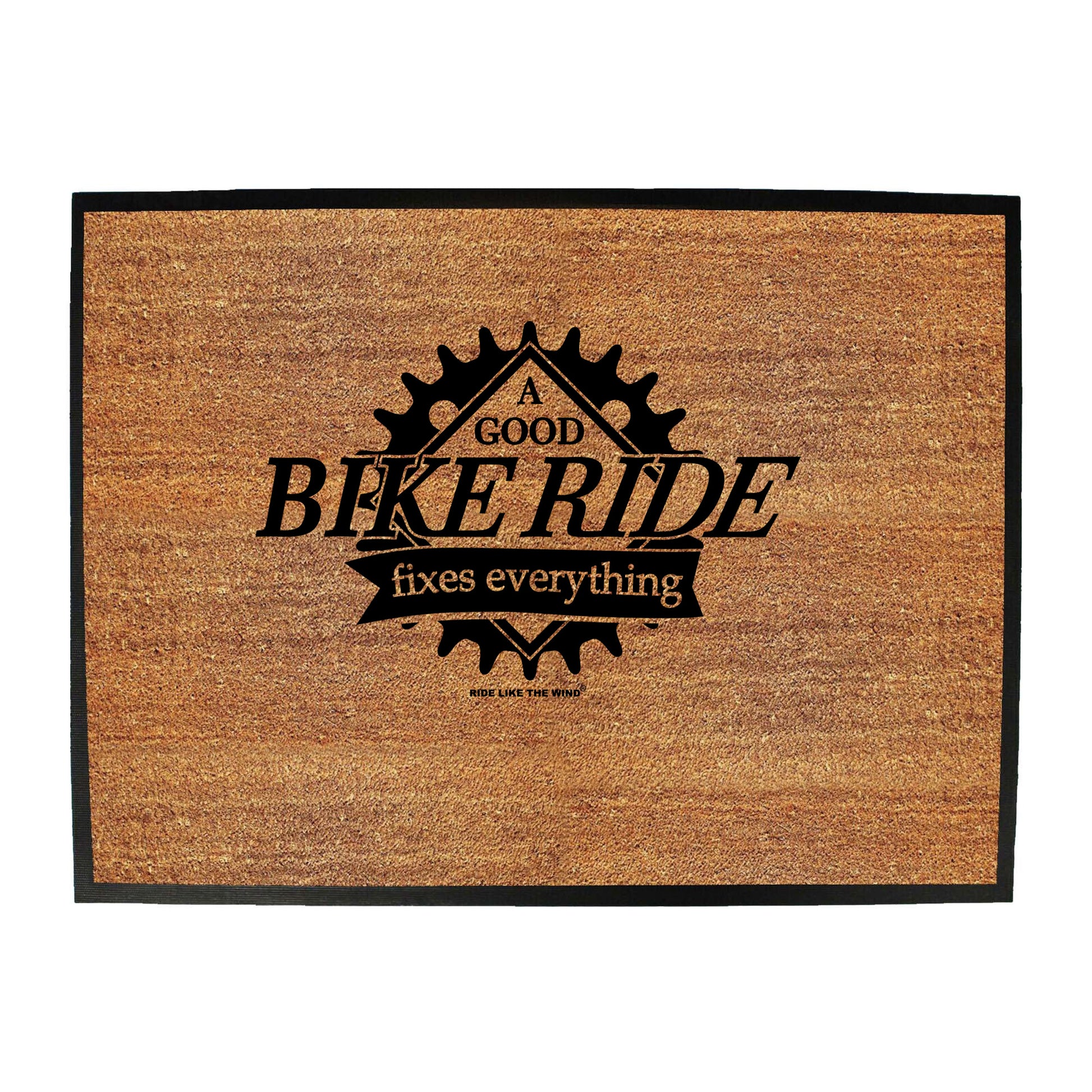 Rltw A Good Bike Ride Fixes Everything - Funny Novelty Doormat