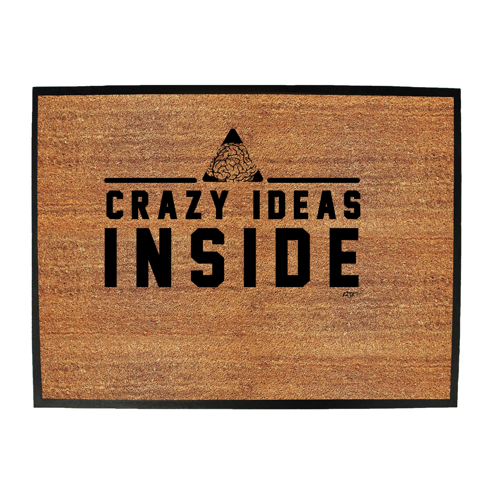 Crazy Ideas Inside - Funny Novelty Doormat