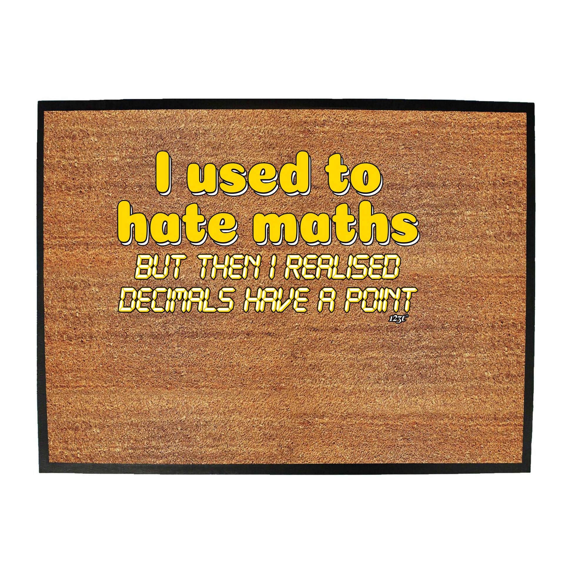 Used To Hate Mated But Then Realised - Funny Novelty Doormat
