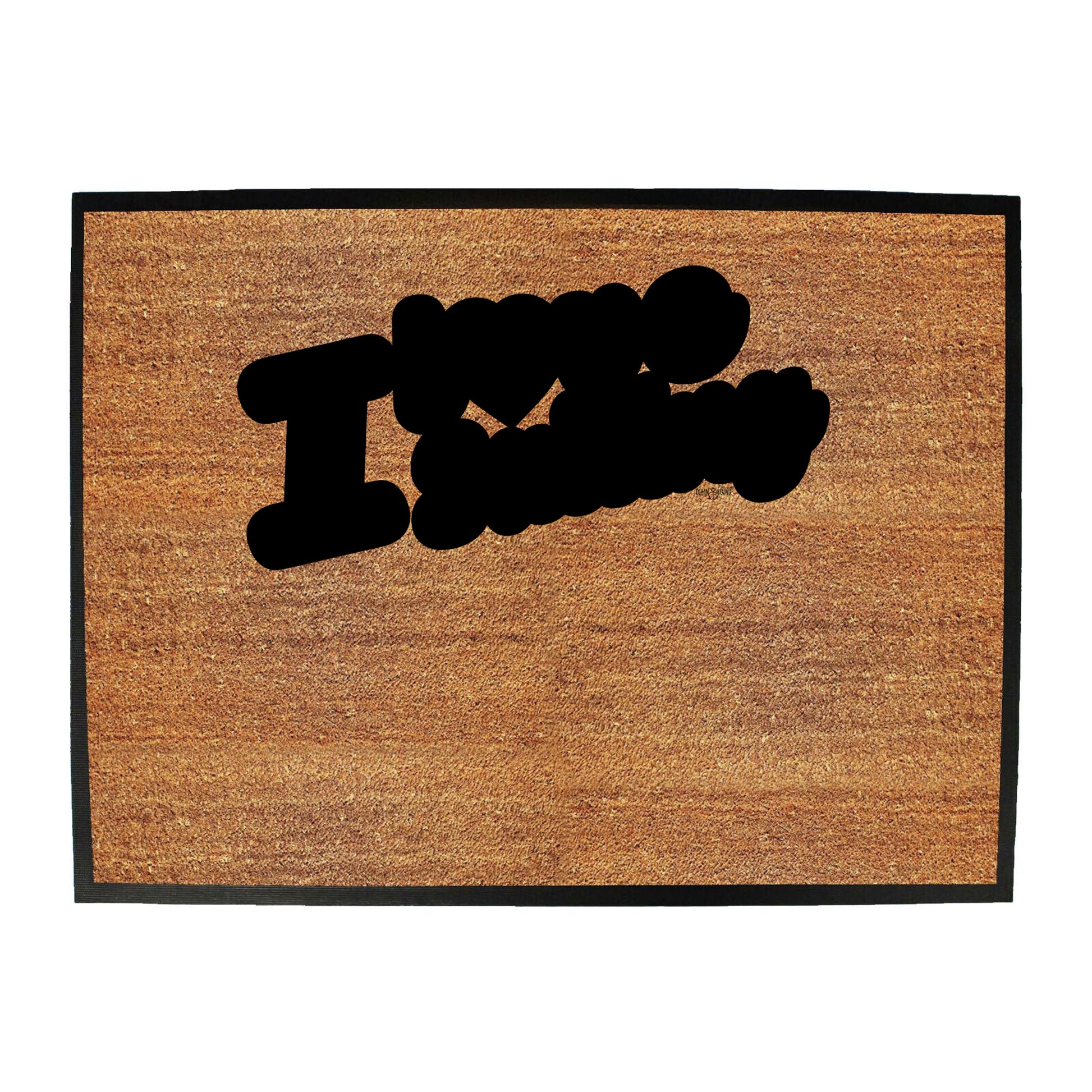 Ob I Love Sailing Stencil - Funny Novelty Doormat