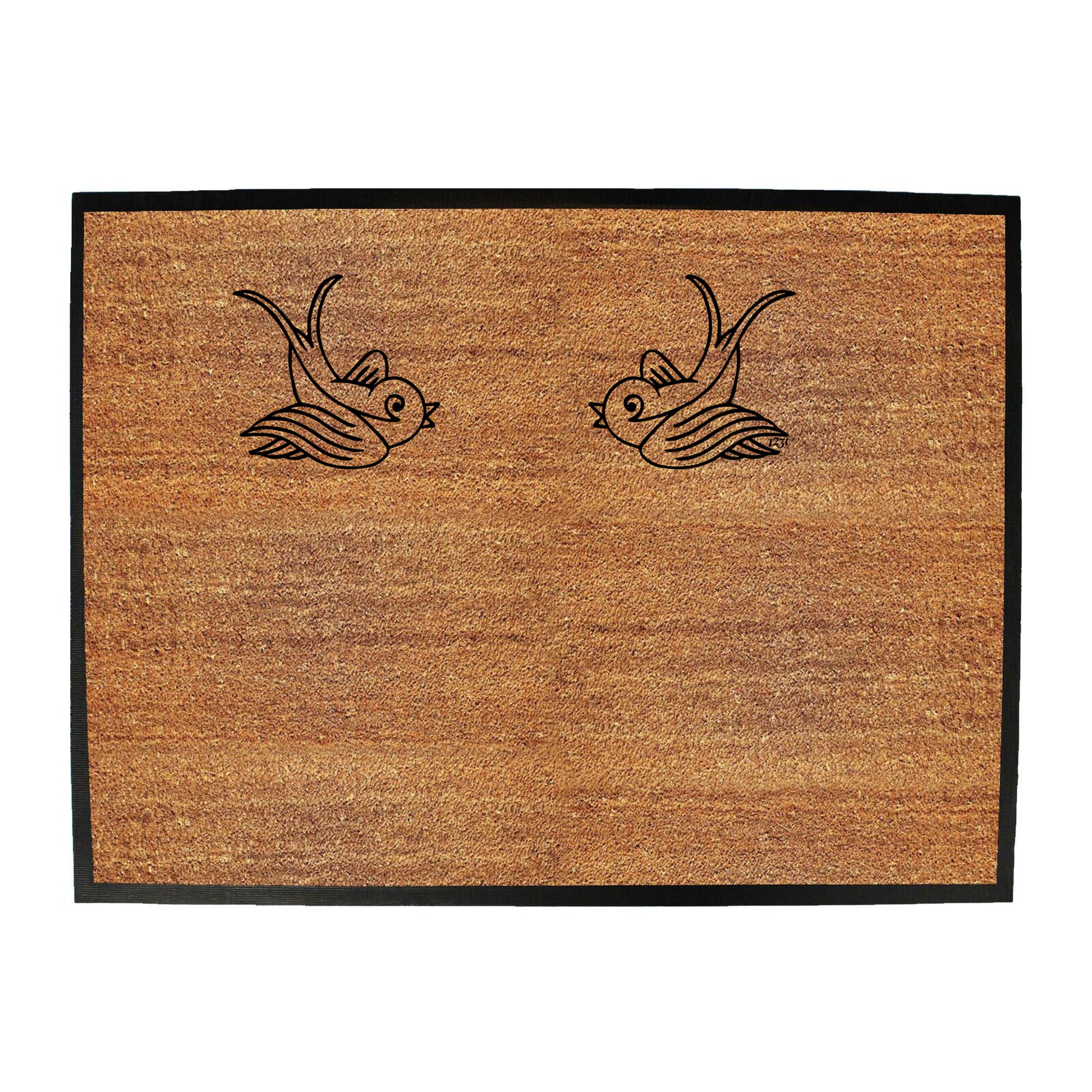 Bird Tattoo Swallows - Funny Novelty Doormat