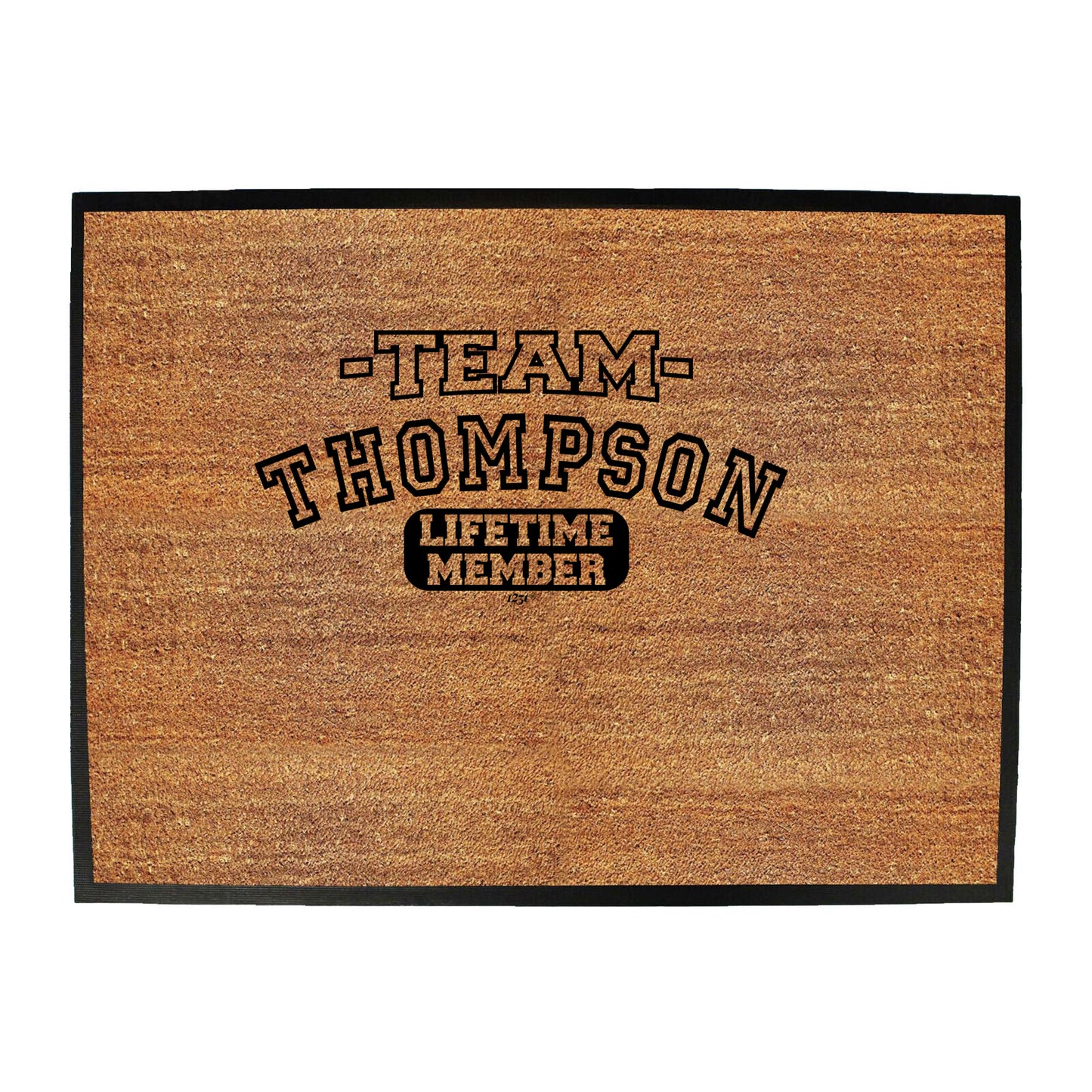 Thompson V2 Team Lifetime Member - Funny Novelty Doormat