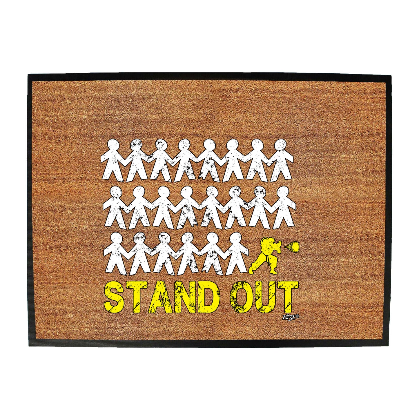Stand Out Figher - Funny Novelty Doormat