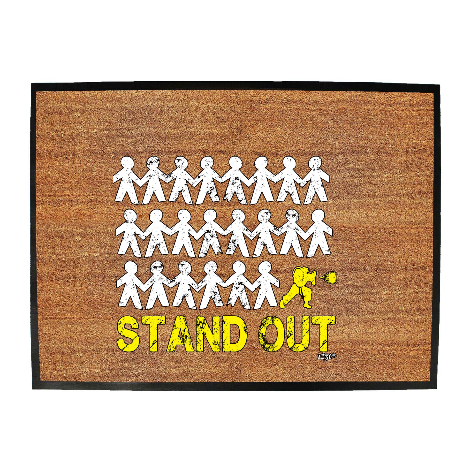 Stand Out Figher - Funny Novelty Doormat