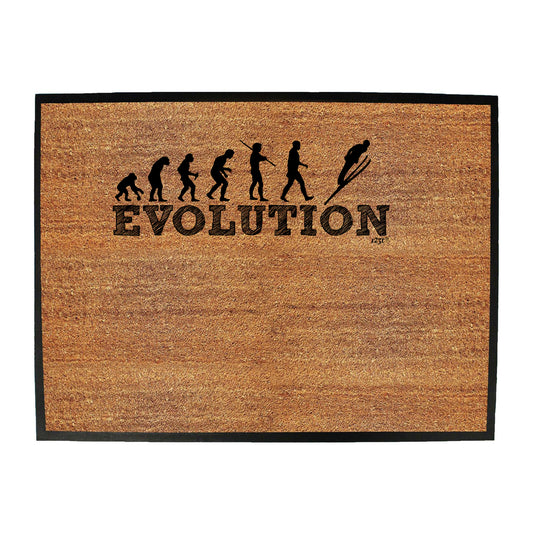 Evolution Sk Jumping - Funny Novelty Doormat