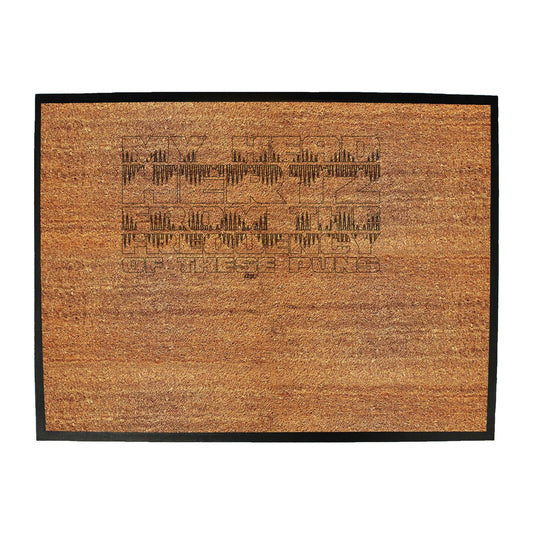 My Head Hertz From The Frequancy Of Puns - Funny Novelty Doormat