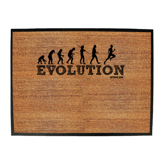 Pb Evolution Running - Funny Novelty Doormat