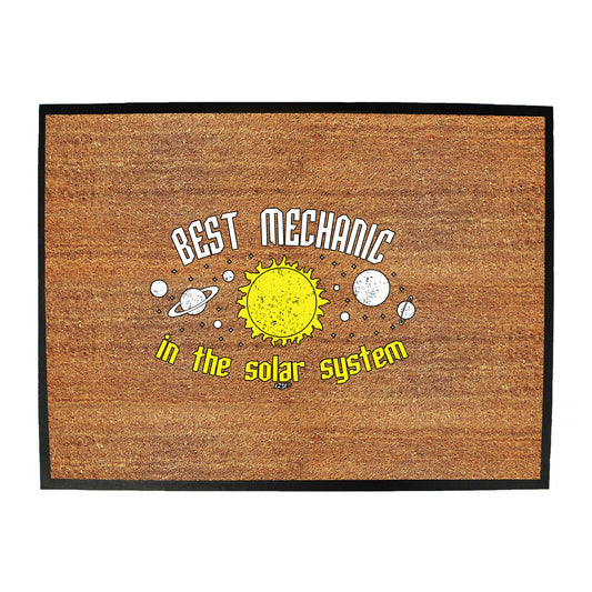 Best Mechanic Solar System - Funny Novelty Doormat