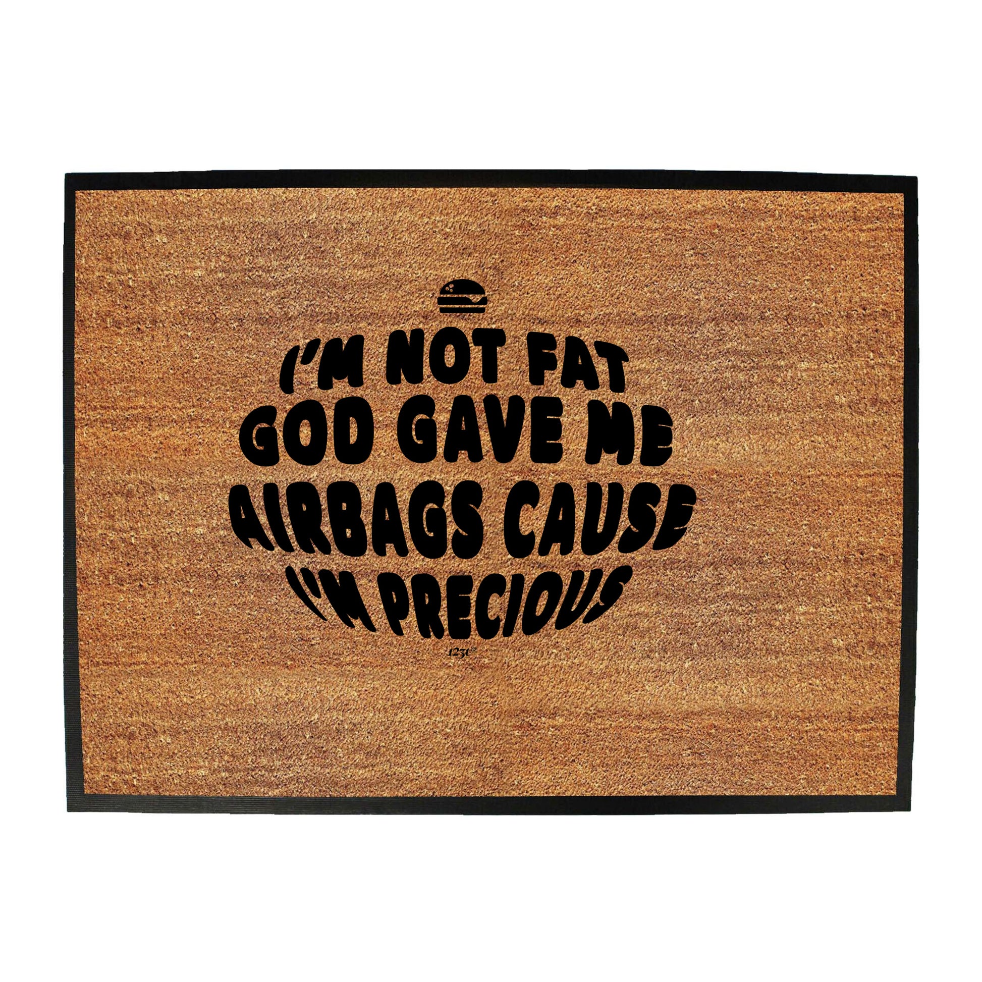 God Gave Me Airbags - Funny Novelty Doormat