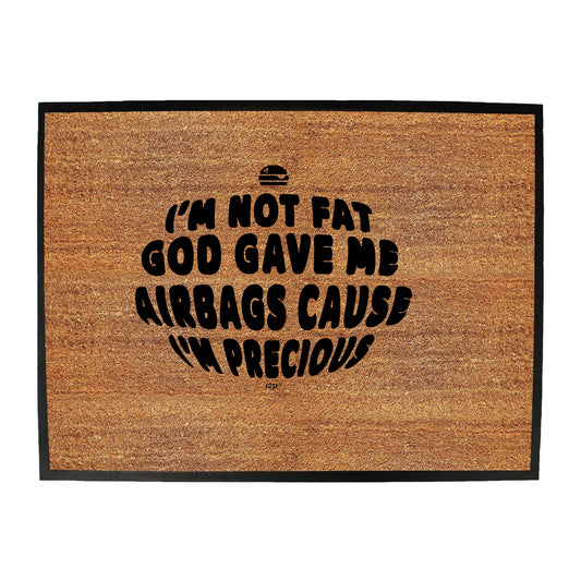 God Gave Me Airbags - Funny Novelty Doormat