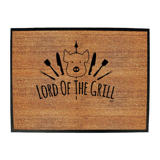 Lord Of The Grill - Funny Novelty Doormat