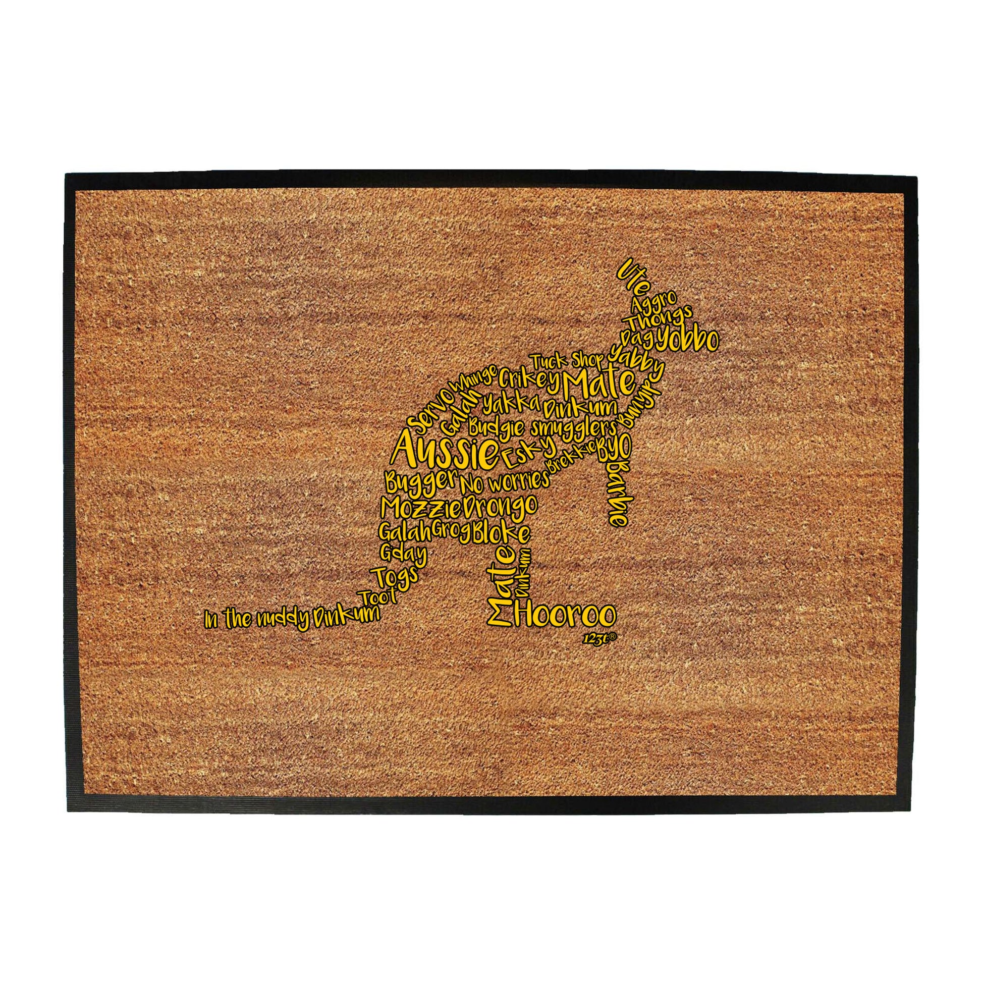 Kangaroo Slang - Funny Novelty Doormat