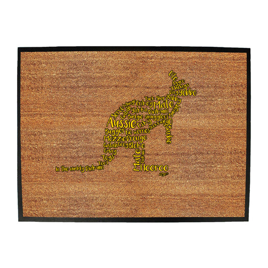 Kangaroo Slang - Funny Novelty Doormat
