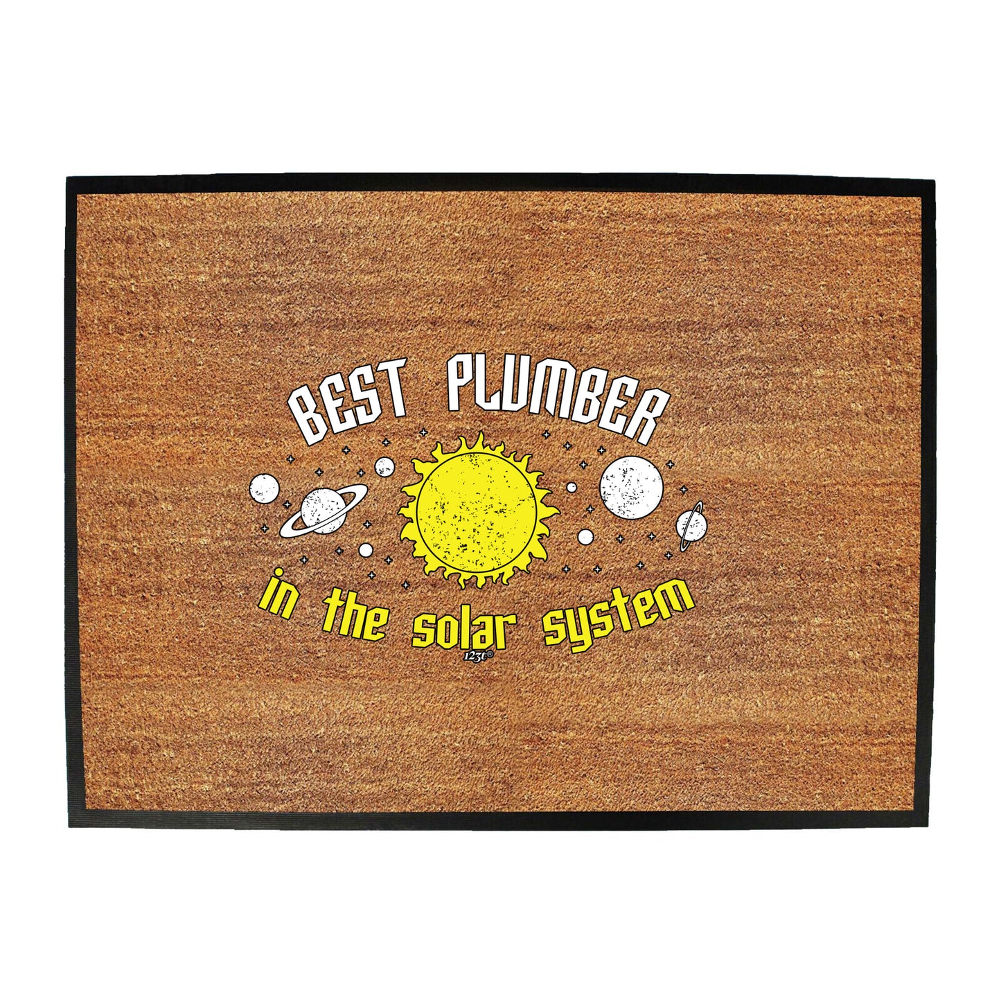 Best Plumber Solar System - Funny Novelty Doormat