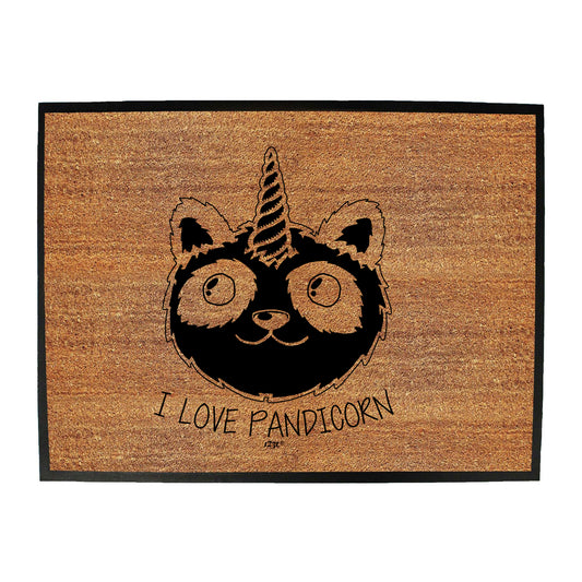 Love Pandicorn - Funny Novelty Doormat