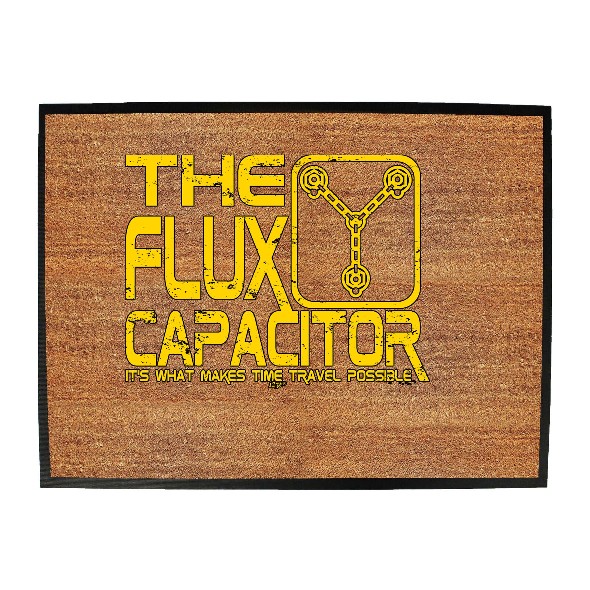 The Flux Capacitor - Funny Novelty Doormat