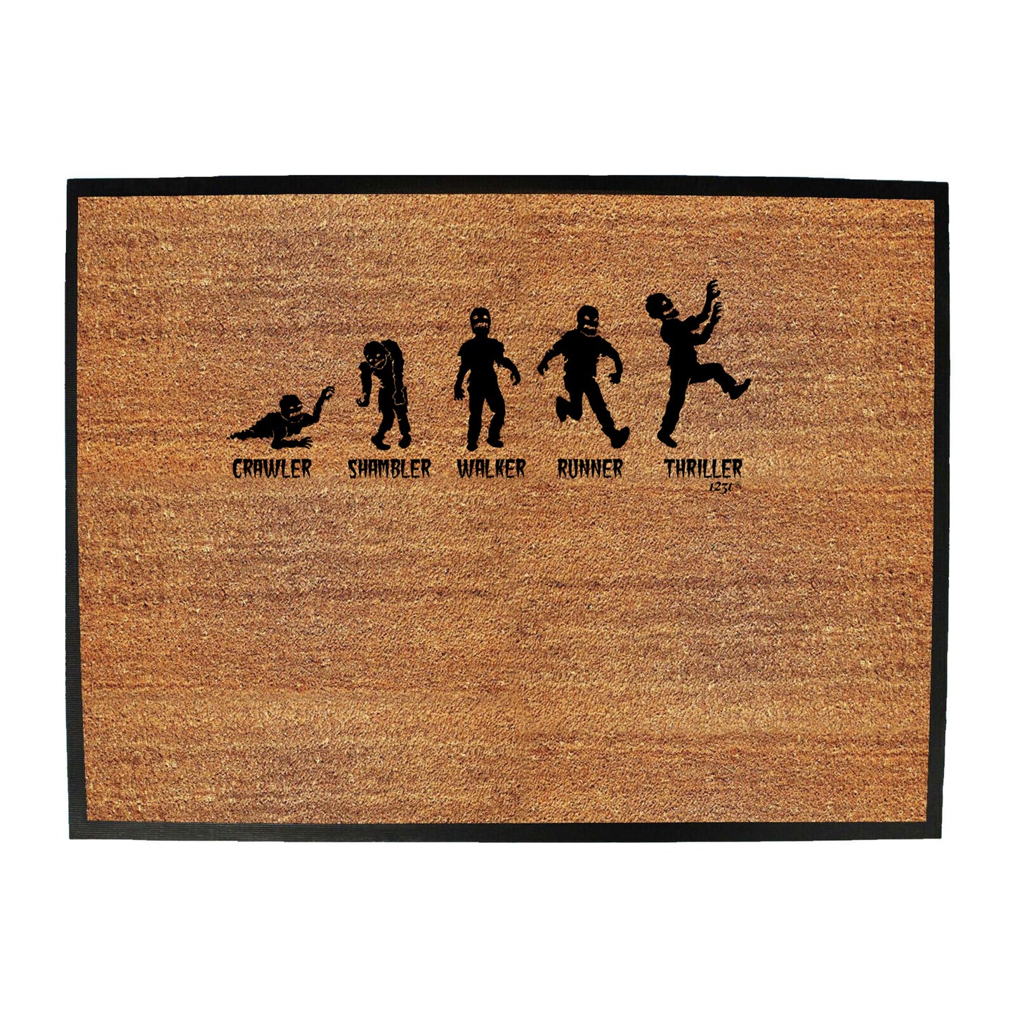 Zombie Crawler Shambler Walker Runner Thriller - Funny Novelty Doormat