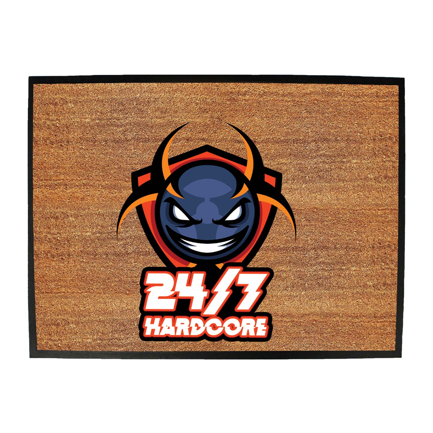 247 Hardcore With Text - Funny Novelty Doormat