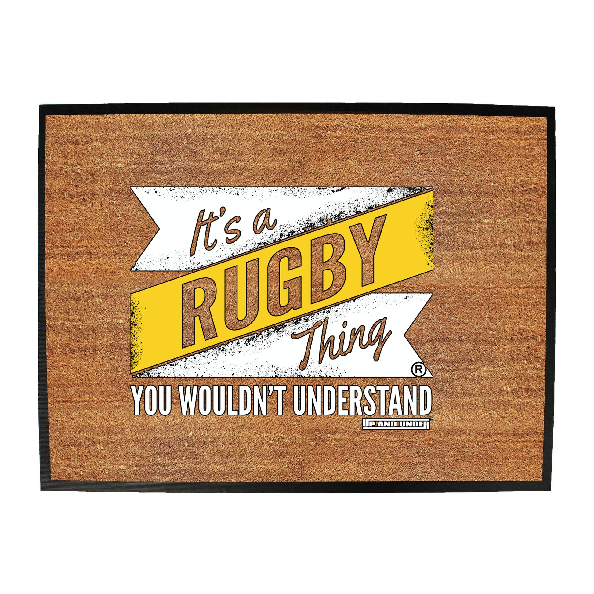 Uau Its A Rugby Thing - Funny Novelty Doormat