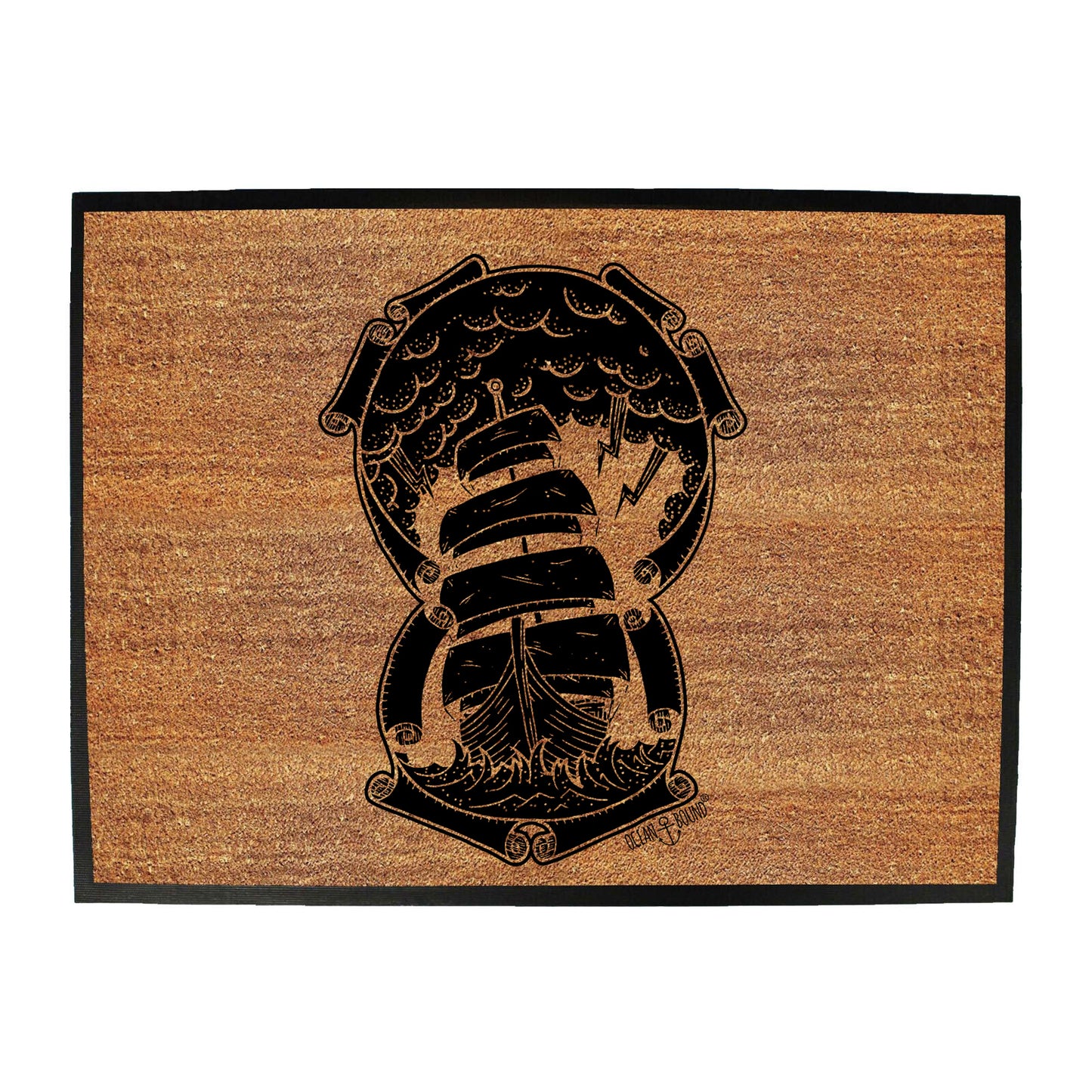 Ob Ship Through The Storm - Funny Novelty Doormat