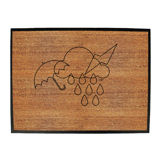 Festival Weather - Funny Novelty Doormat