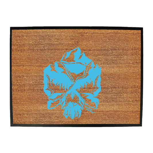 Pm Skull Mountain Blue - Funny Novelty Doormat