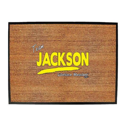 Jackson V1 Lifetime Member - Funny Novelty Doormat