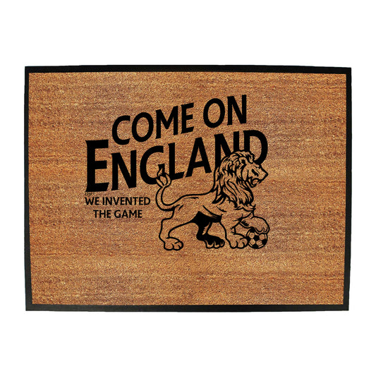 Come On England Football - Funny Novelty Doormat