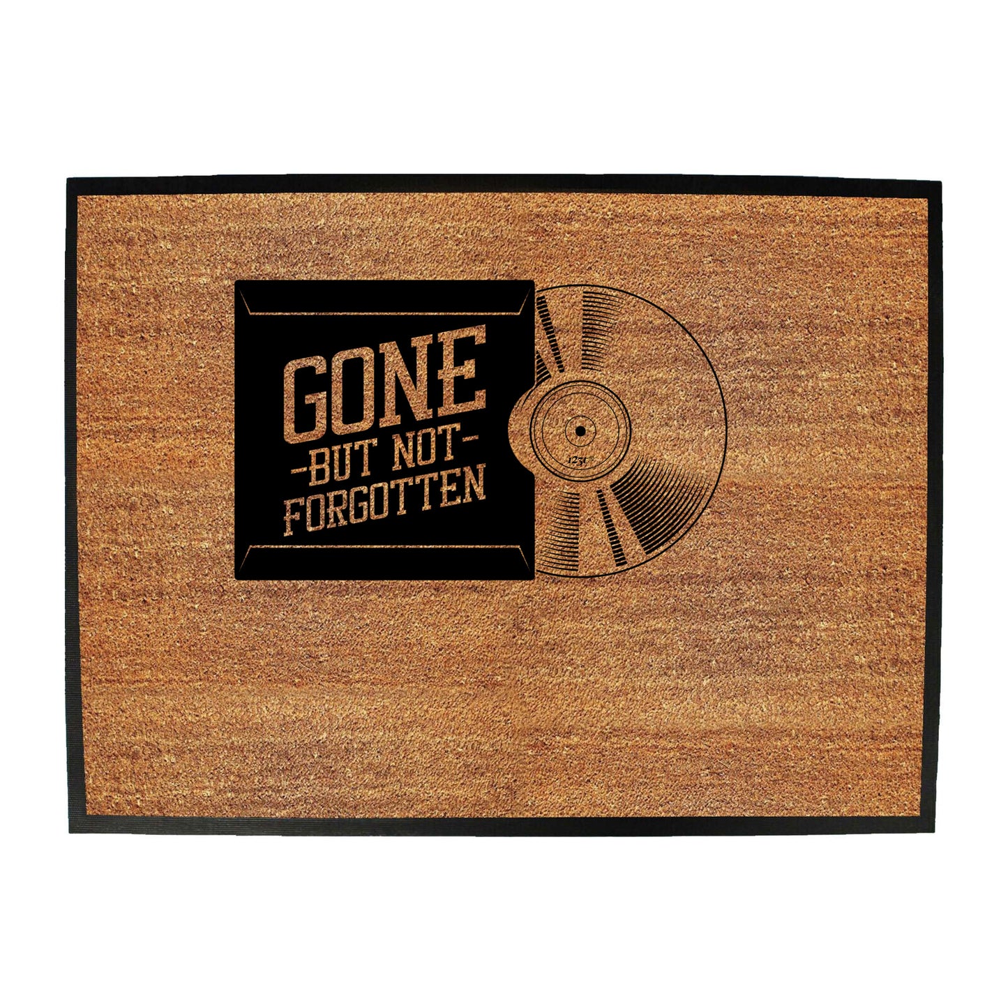 Vinyl Records Gone But Not Forgotten - Funny Novelty Doormat