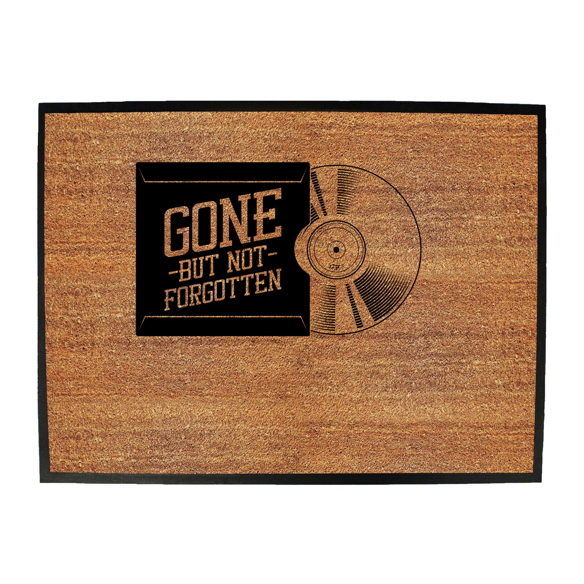 Vinyl Records Gone But Not Forgotten - Funny Novelty Doormat
