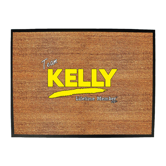 Kelly V1 Lifetime Member - Funny Novelty Doormat