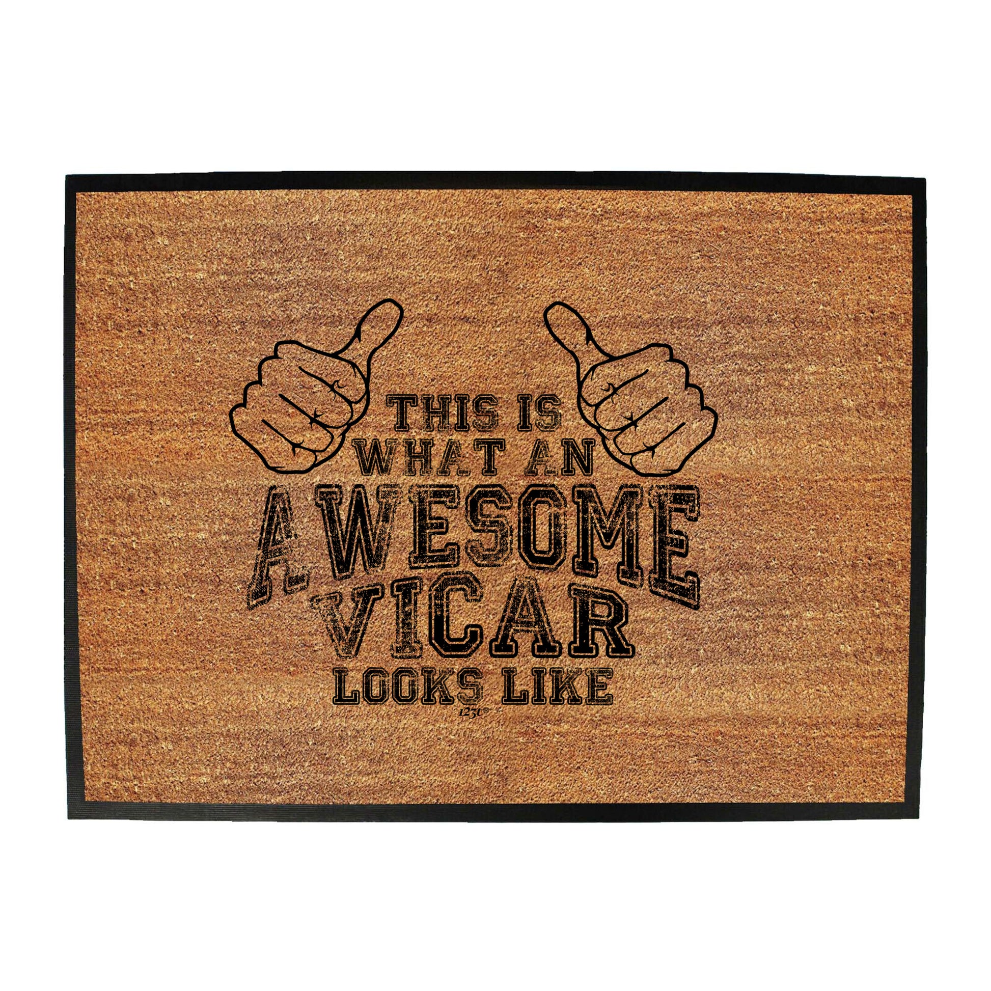 This Is What Awesome Vicar - Funny Novelty Doormat