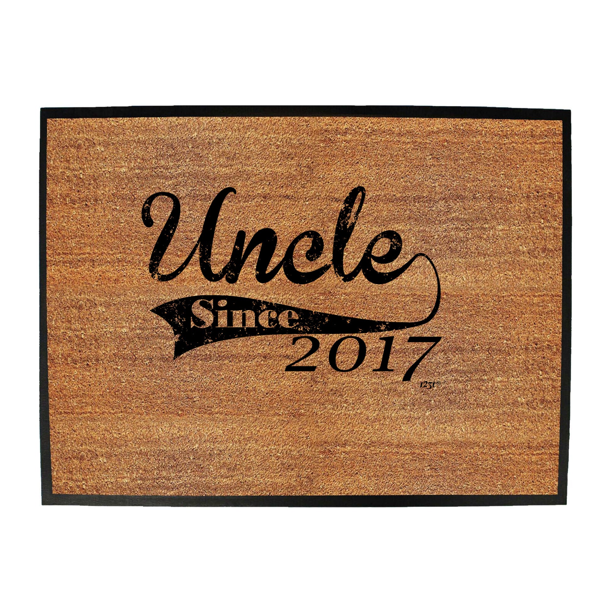 Uncle Since 2017 - Funny Novelty Doormat