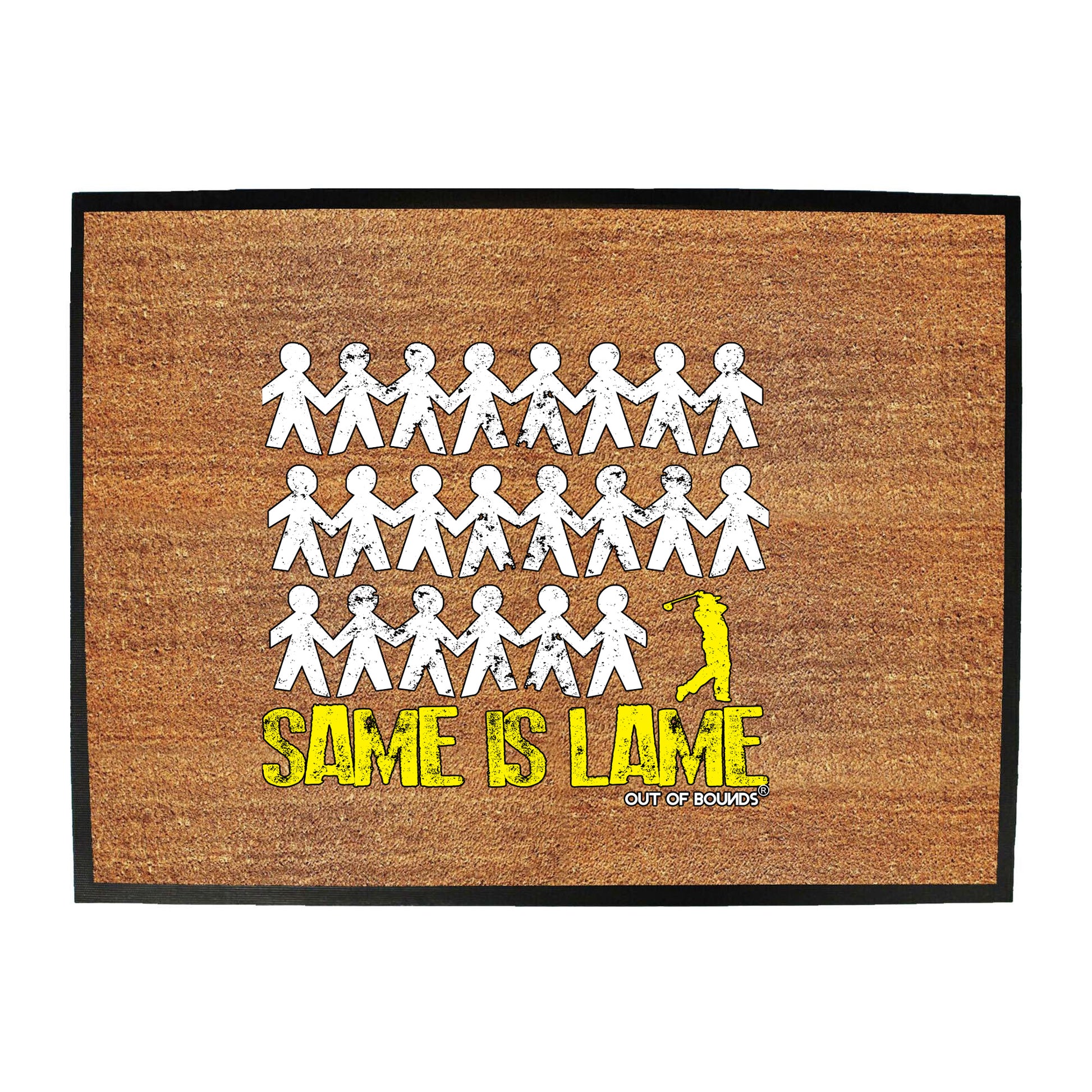 Oob Same Is Lame Golfer - Funny Novelty Doormat