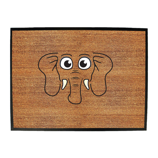 Elephant Animal Face Ani Mates - Funny Novelty Doormat