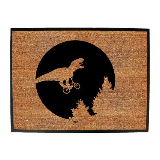 Dinosaur Across The Moon - Funny Novelty Doormat