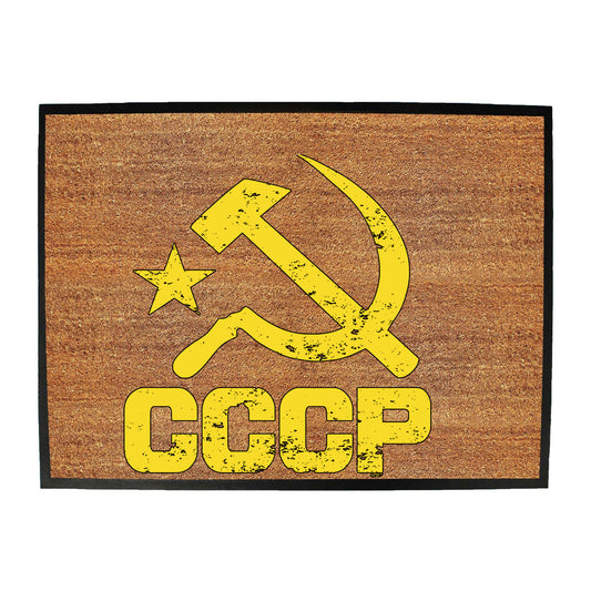 Cccp Yellow - Funny Novelty Doormat