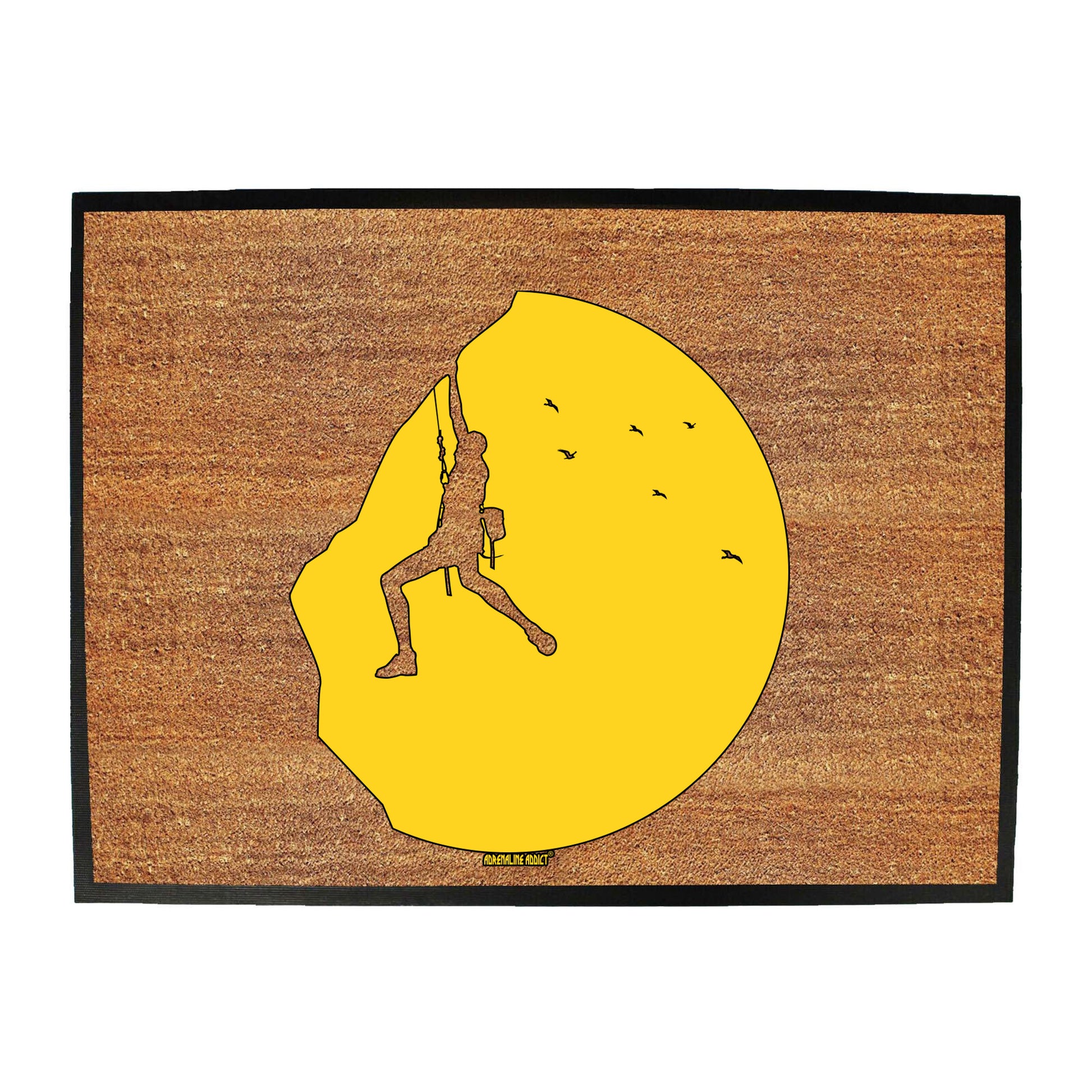 Aa Climbing Sunset - Funny Novelty Doormat