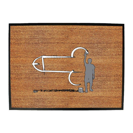Childish Decorator Painter - Funny Novelty Doormat
