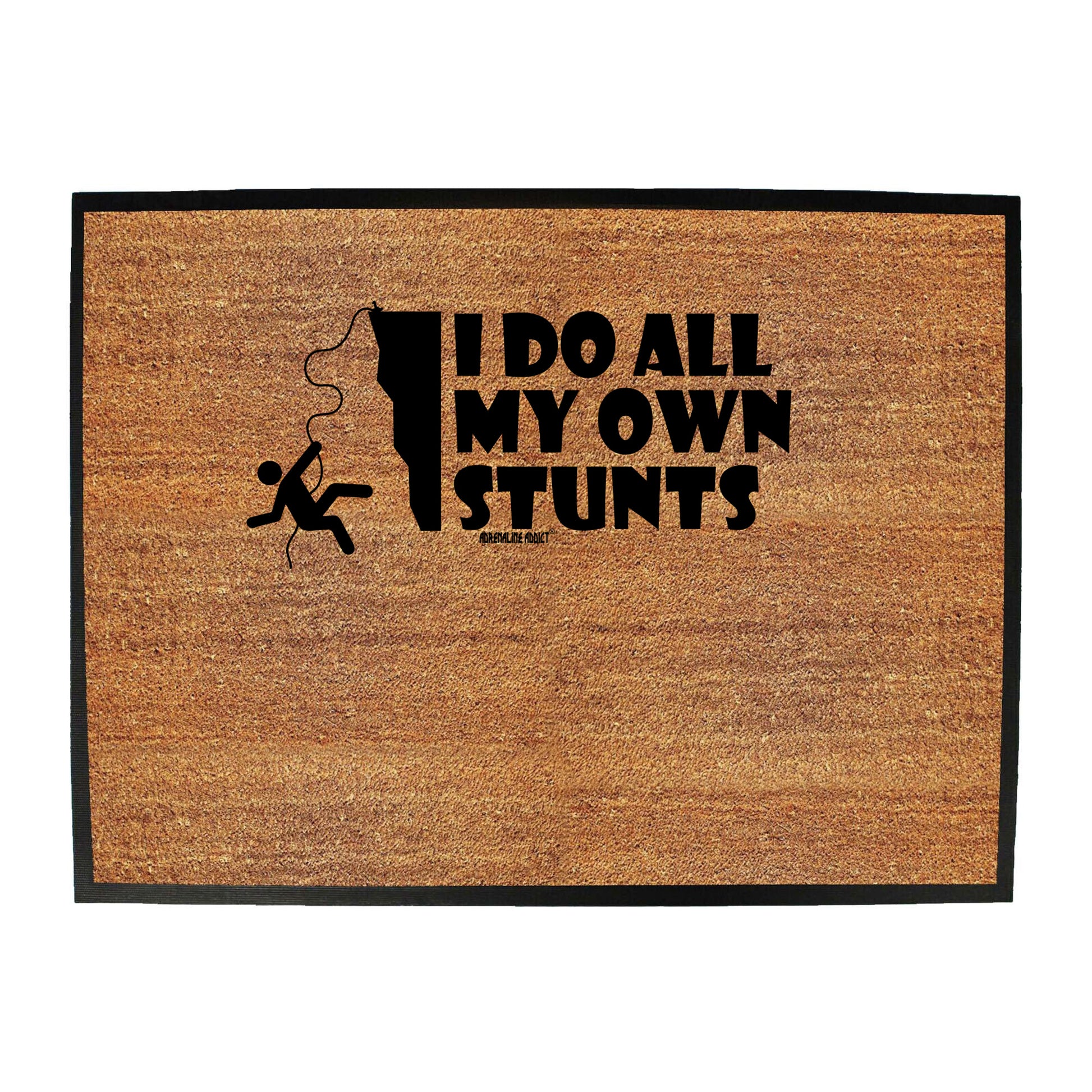 Aa I Do All My Own Stunts Climbing - Funny Novelty Doormat