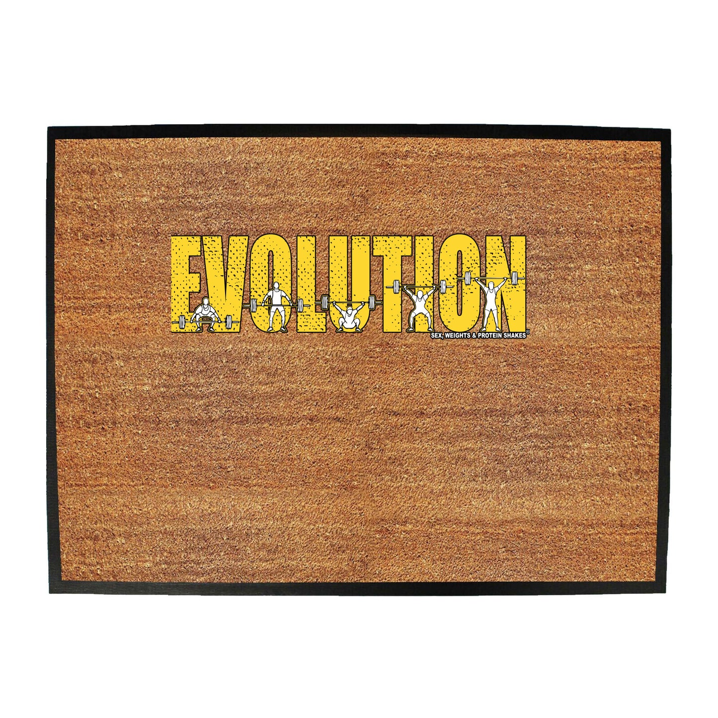 Evolution Gym - Funny Novelty Doormat