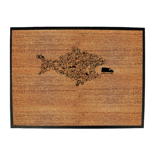 Rltw Eco Fish Bike - Funny Novelty Doormat