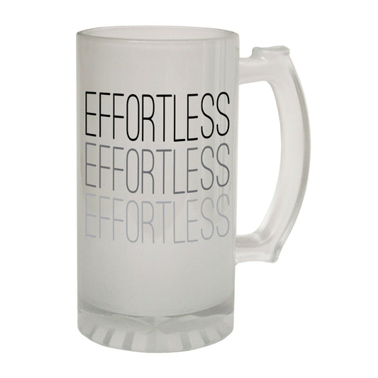 Effortless Makeup Fashion - Novelty Funny Frosted Stein - Gift Boxed