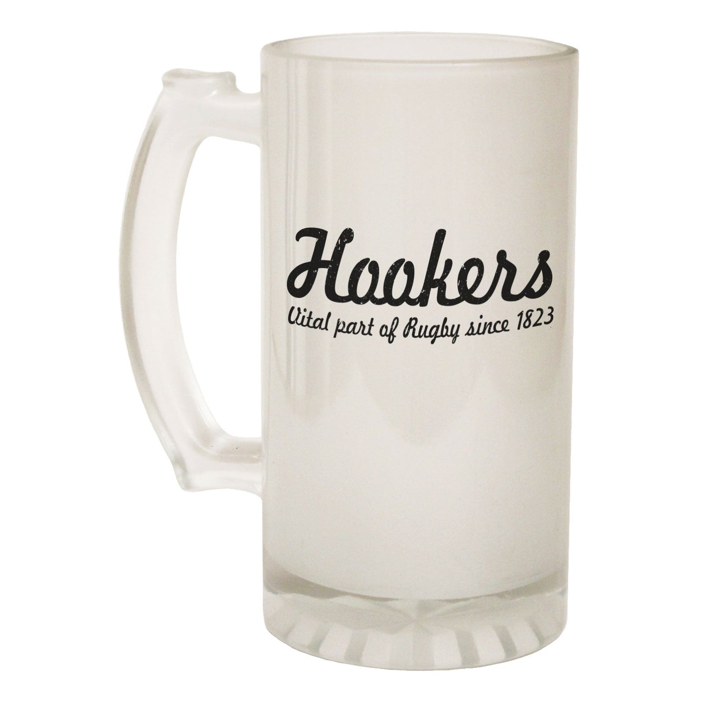 Hookers Rugby Team - Novelty Funny Frosted Stein - Gift Boxed