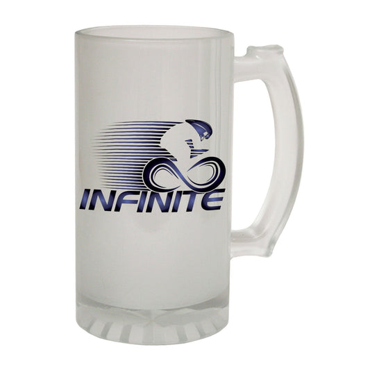 Infinite Cycling Bike - Novelty Funny Frosted Stein - Gift Boxed