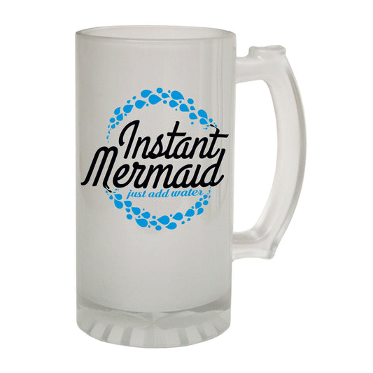 Instant Mermaid Fantasy - Novelty Funny Frosted Stein - Gift Boxed