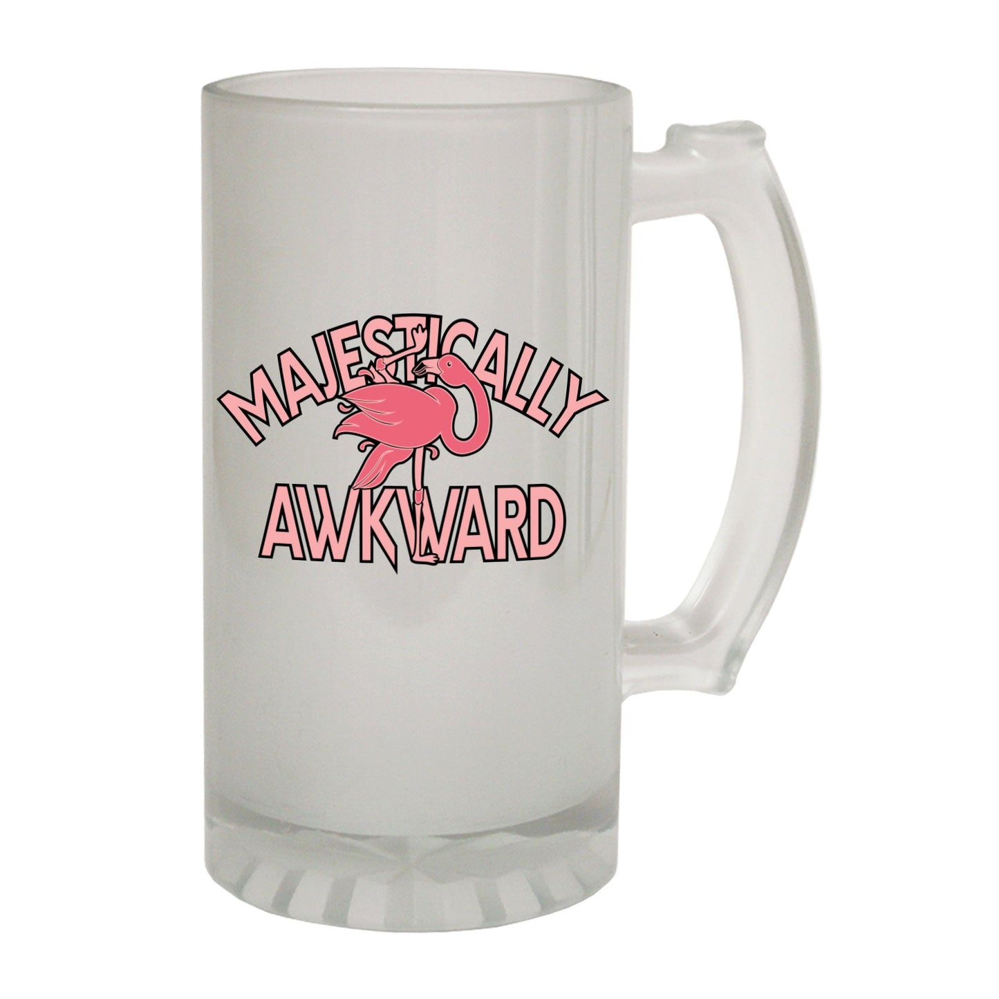 Majestically Awkward Cute - Novelty Funny Frosted Stein - Gift Boxed