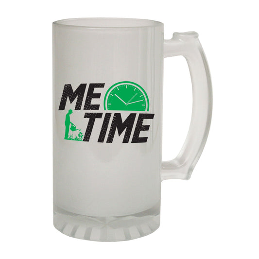 Me Time Garden Gardening - Novelty Funny Frosted Stein - Gift Boxed