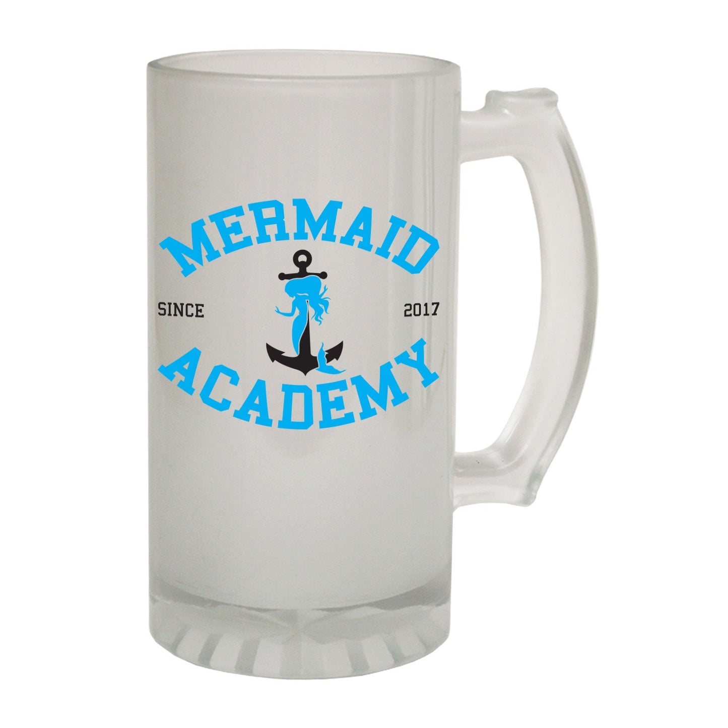 Mermaid Academy Fantasy - Novelty Funny Frosted Stein - Gift Boxed