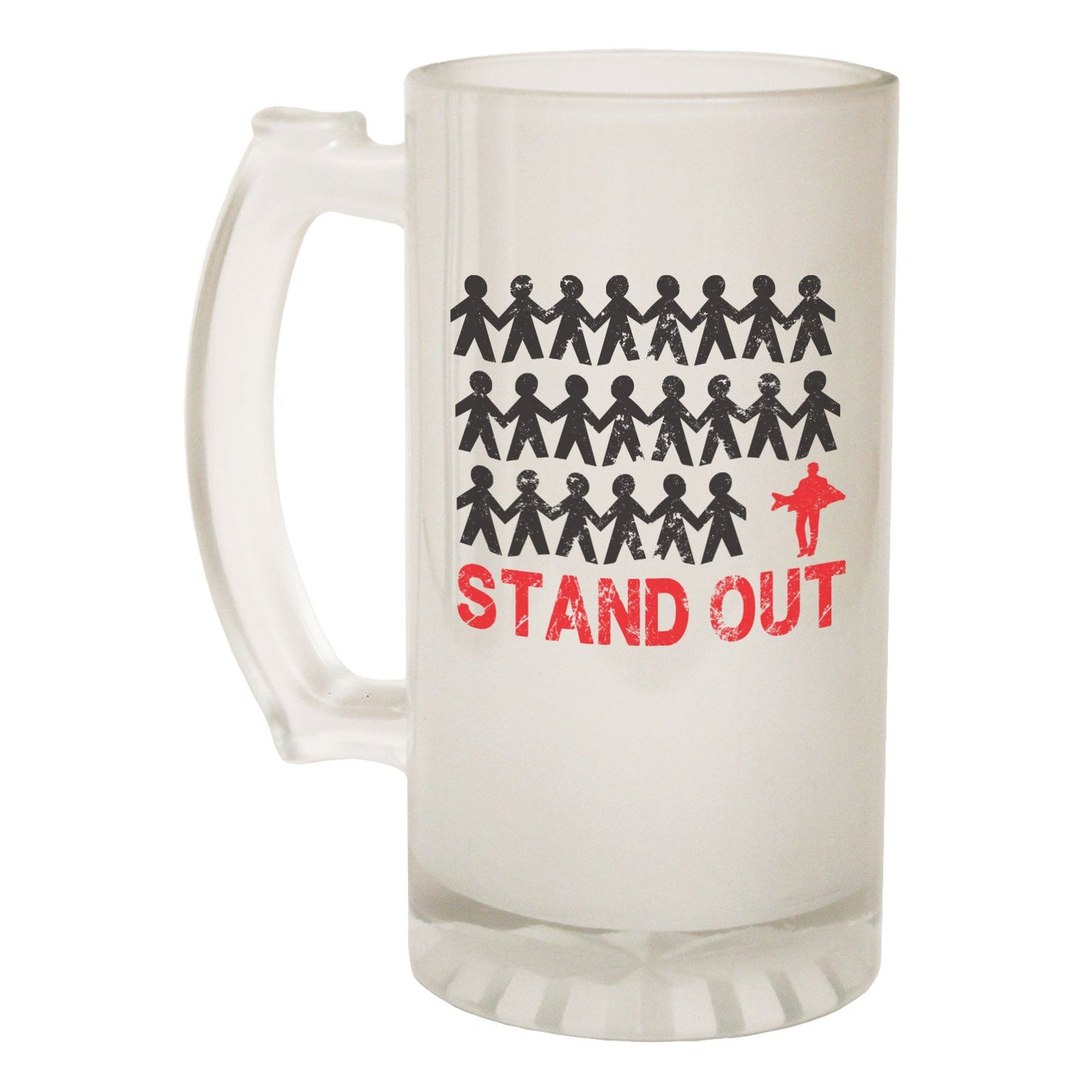 Stand Out Big Fish - Novelty Funny Frosted Stein - Gift Boxed